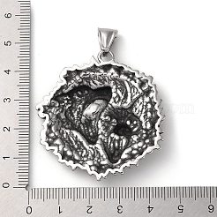 Ion Plating(IP) Viking 304 Stainless Steel Pendants&nbsp;STAS-D014-05AG