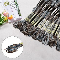 10 Skeins 6-Ply Polyester Embroidery Floss&nbsp;OCOR-CY0002-99E