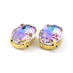 Oval Sew on Rhinestone&nbsp;DIY-E062-06G-B03