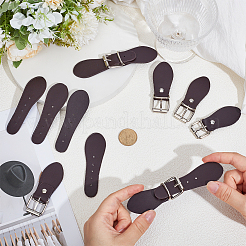 6Pcs Alloy & Imitation Leather Buckles&nbsp;FIND-GF0008-96B