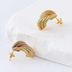 Geometric 304 Stainless Steel Stud Earrings for Women&nbsp;PP5518