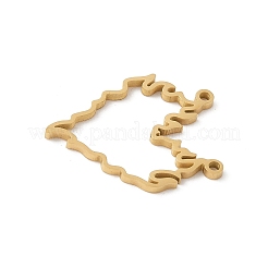 304 Stainless Steel Pendants&nbsp;STAS-G355-10G