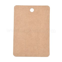 Blank Kraft Paper Hair Clip Display Cards&nbsp;CDIS-G005-14