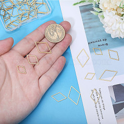 42Pcs 3 Styles 201 Stainless Steel Linking Rings&nbsp;STAS-GL0001-06