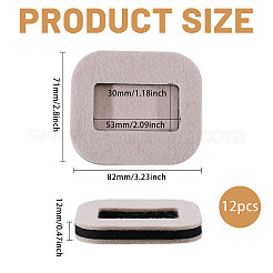 Felt Office Anti-slip Chair Mats&nbsp;AJEW-WH0481-508