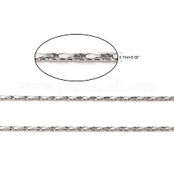 Tarnish Resistant 304 Stainless Steel Boston Link Chains&nbsp;CHS-K008-07A