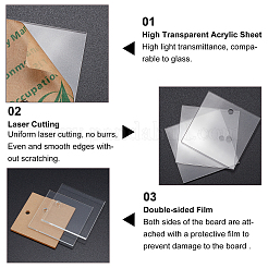 Transparent Acrylic Disc Pendants&nbsp;TACR-NB0001-09A