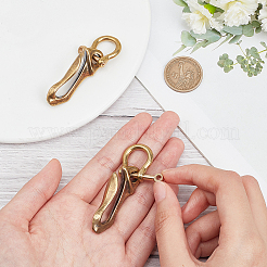 2Pcs Brass D Ring Screw Pin Anchor Shackle&nbsp;FIND-WR0010-60