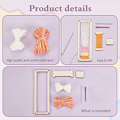 Wood Yarn Knitting Loom for Beginner&nbsp;DIY-GA0007-36