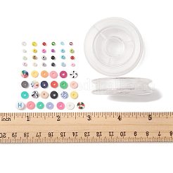 DIY Heishi Surfer Bracelet Making Kit&nbsp;DIY-FS0004-81