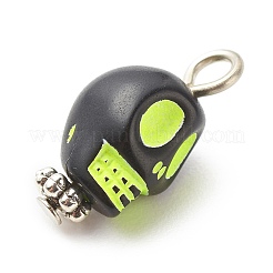 Skull Acrylic Pendants&nbsp;PALLOY-JF01757-01
