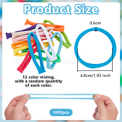 Polyester Elastic Rope Knitting Toy Children's&nbsp;FIND-WH0366-233