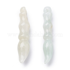 Carved Natural Myanmar Jade/Burmese Jade Pendants for Teachers' Day&nbsp;G-I295-04