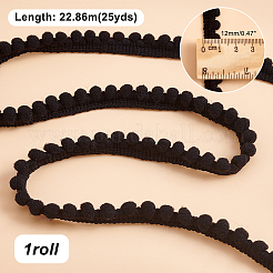 Polyester Lace Trim&nbsp;SRIB-PH0001-25A