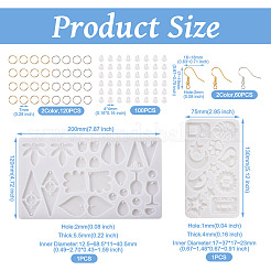 2Pcs 2 Style Geometry Pendant Silicone Molds&nbsp;DIY-TA0005-01