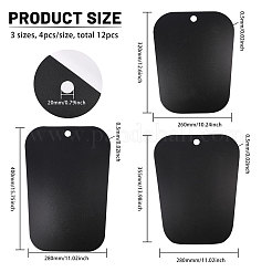 12Pcs 3 Styles PP Plastic Boots Support&nbsp;AJEW-GL0002-94A