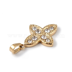 Ion Plating(IP) 304 Stainless Steel with Crystal Rhinestone Pendants&nbsp;STAS-G307-01G