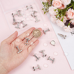 DIY Blank Dome Cufflinks Making Kits&nbsp;DIY-HY0001-80