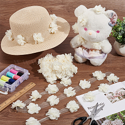 Polyester Lace Ribbon&nbsp;OCOR-WH0078-158A