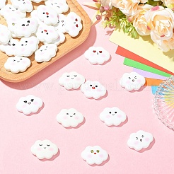 32Pcs 8 Styles Funny Opaque Resin Cabochons&nbsp;RESI-YW0005-94
