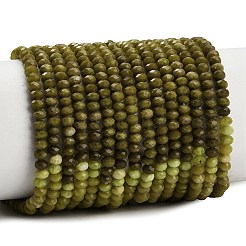 Gradient Color Natural Yellow Green Opal Beads Strands&nbsp;GG-CBA9722-B01-01
