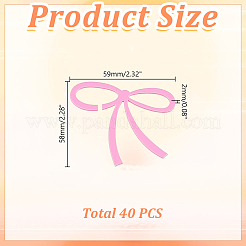 40Pcs Acrylic Wine Glass Charms&nbsp;AJEW-HY0002-52A-01
