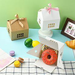 20 Sets 2 Colors House Shape Paper Jewelry Storage Gift Box&nbsp;CON-CJ0001-23