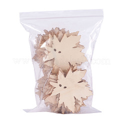 Undyed Wooden Big Pendant&nbsp;X-WOOD-TA0002-16