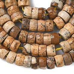 Natural Picture Jasper Heishi Beads Strands&nbsp;G-A299-A05-01