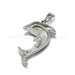Abalone Shell/Paua Shell Pendants&nbsp;SSHEL-N001-46