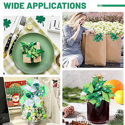 12Pcs 6 Styles Saint Patrick's Day Polyester Ornaments&nbsp;AJEW-BC0010-71