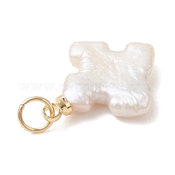 Natural Baroque Keshi Pearl Pendants&nbsp;PALLOY-JF04919-02