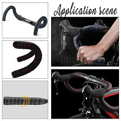 2 Sets 2 Colors Adhesive PU Leather Non-slip Bike Handlebar Tapes&nbsp;FIND-GO0001-21