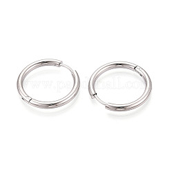 304 Stainless Steel Hoop Earrings&nbsp;EJEW-T048-24D-P