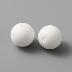 Round Food Grade Eco-Friendly Silicone Beads&nbsp;SIL-WH0012-037B