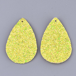 PU Leather Big Pendants&nbsp;FIND-S300-48H