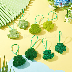 20Pcs 4 Styles Saint Patrick's Day Foam Pendant Decorations&nbsp;FIND-TA0010-96A