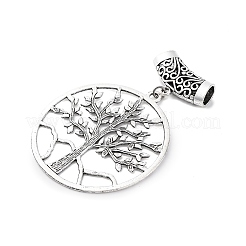 6Pcs 6 Styles Tibetan Style Alloy European Dangle Charms&nbsp;HJEW-FH00012