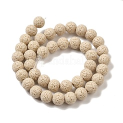 Natural Lava Rock Bead Strands&nbsp;G-L435-03-8mm-17