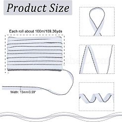 Polyester Book Headbands&nbsp;OCOR-WH0073-61B