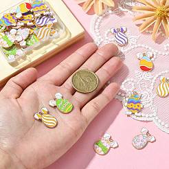 35Pcs 7 Style Easter Theme Alloy Enamel Pendants&nbsp;ENAM-CJ0005-67