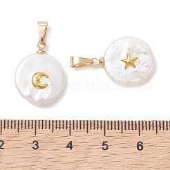 3Pcs 3 Styles Natural Baroque Keshi Pearl Pendants&nbsp;PALLOY-JF05209