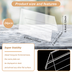 Acrylic Table Number Sign Tent Holder&nbsp;DIY-WH0430-644