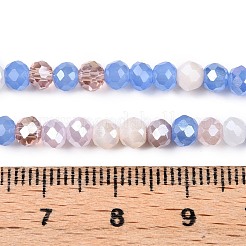 Electroplate Glass Beads Strands&nbsp;GLAA-T023-B16-05