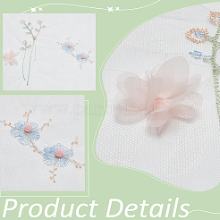 Flower Pattern Polyester Fabrics&nbsp;DIY-WH0622-079