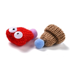 Christmas Theme Handmade Wool Woven Hat Decoration&nbsp;WOVE-K002-01