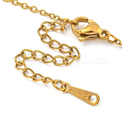 201 Stainless Steel Cable Chain Necklaces&nbsp;NJEW-G138-03G