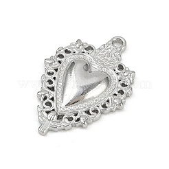 304 Stainless Steel Pendants&nbsp;STAS-P390-02C-P