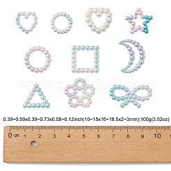 100g Spray Paint ABS Plastic Cabochons&nbsp;KY-CJ0001-67