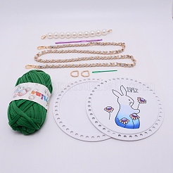 DIY Knitting Crochet Bags Kit&nbsp;DIY-WH0189-90